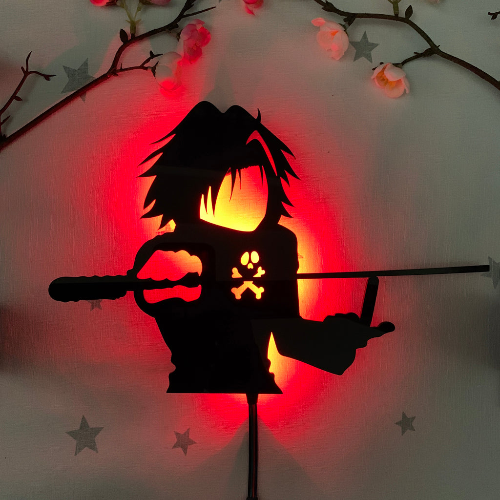 Hunter x Hunter Feitan anime silhouette light
