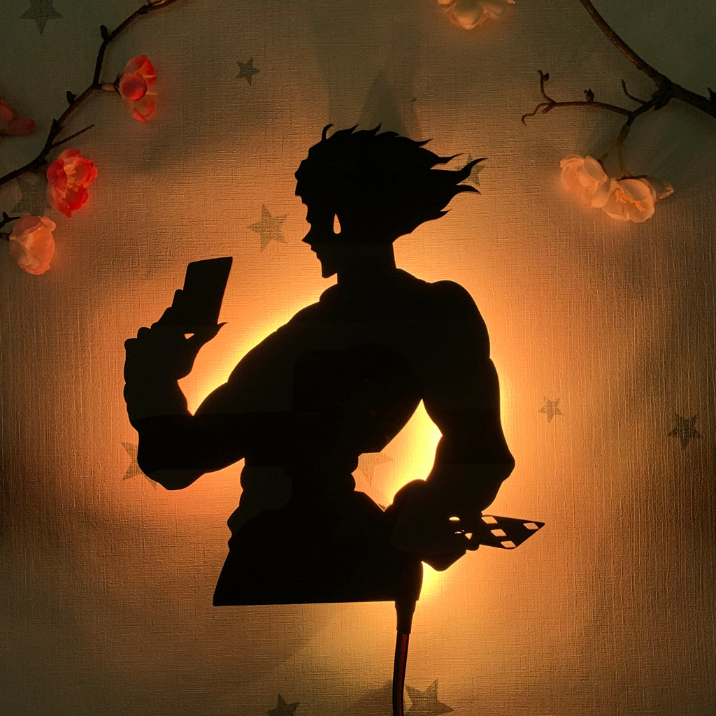 Hunter x Hunter Hisoka anime silhouette light