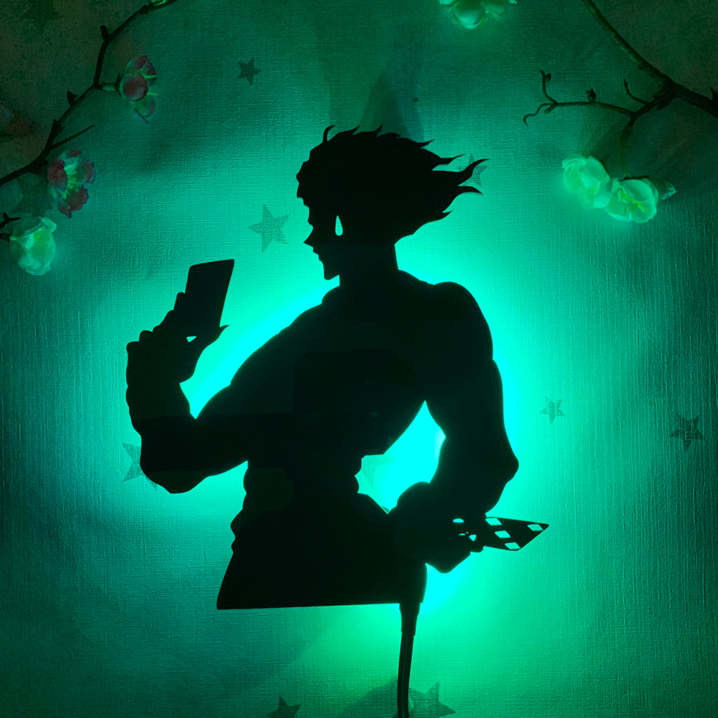 Hunter x Hunter Hisoka anime silhouette light