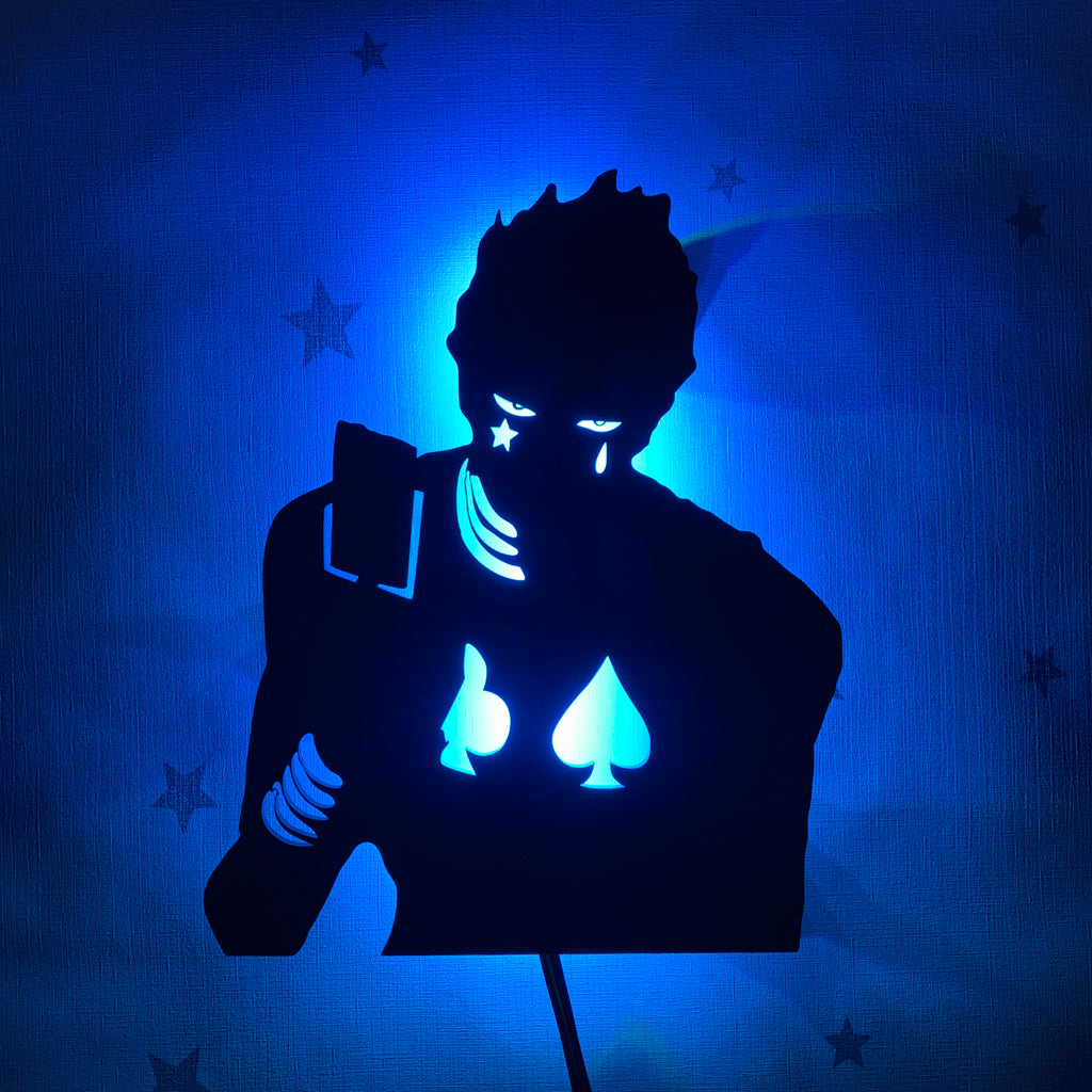Hunter x Hunter Hisoka anime silhouette light