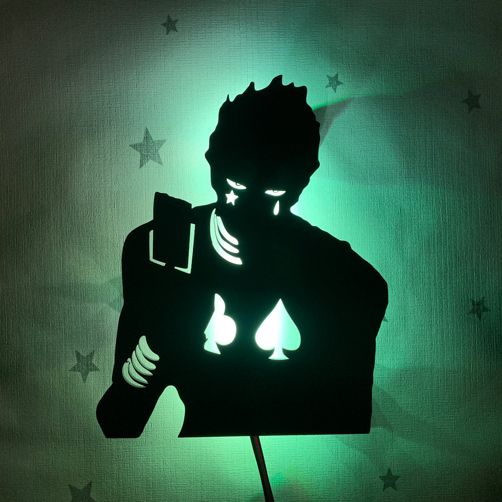Hunter x Hunter Hisoka anime silhouette light