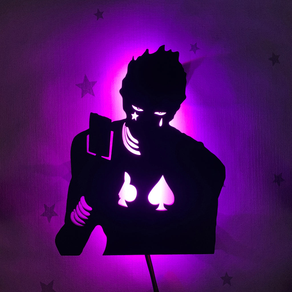 Hunter x Hunter Hisoka anime silhouette light