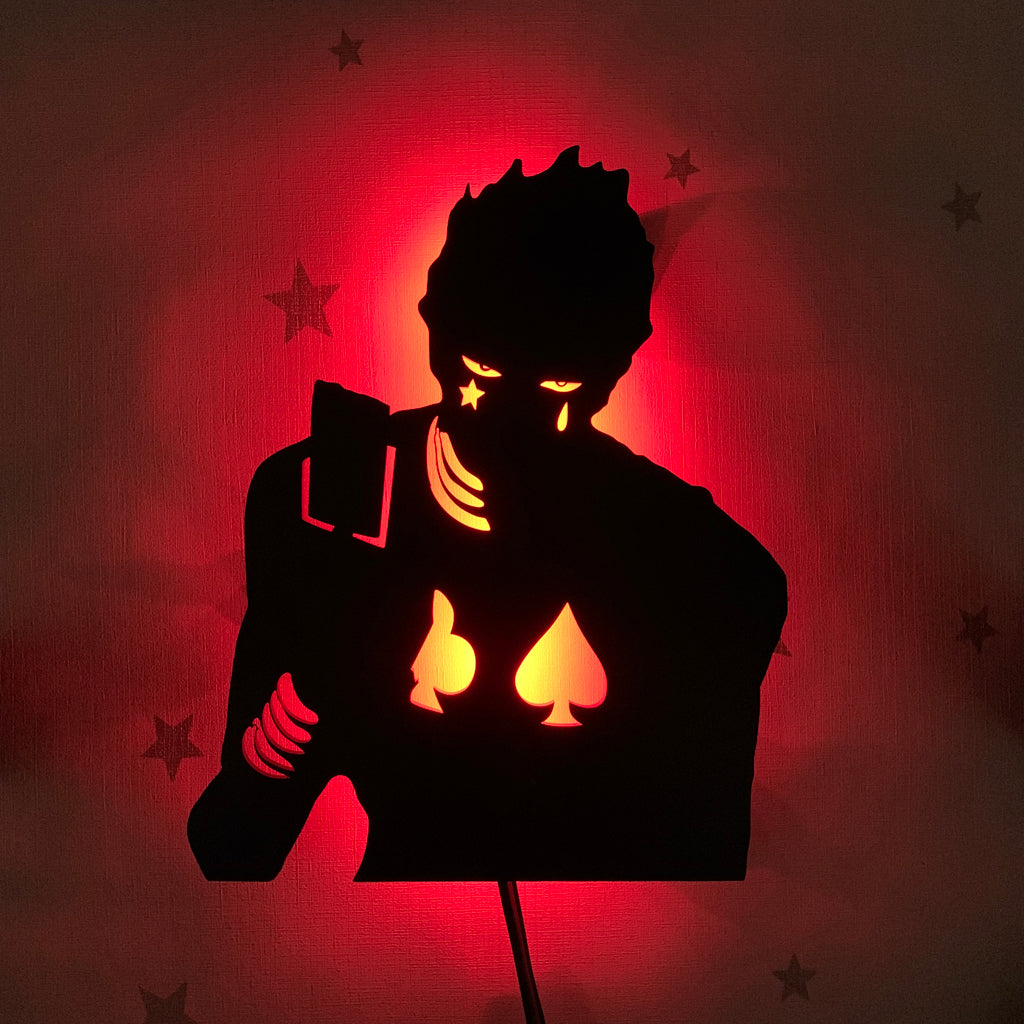 Hunter x Hunter Hisoka anime silhouette light