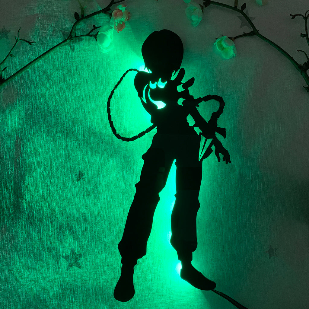 Hunter x Hunter Kurapika anime silhouette light