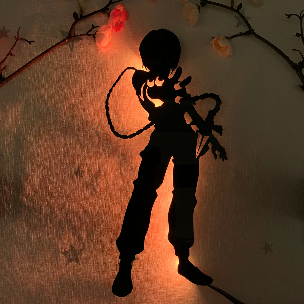 Hunter x Hunter Kurapika anime silhouette light