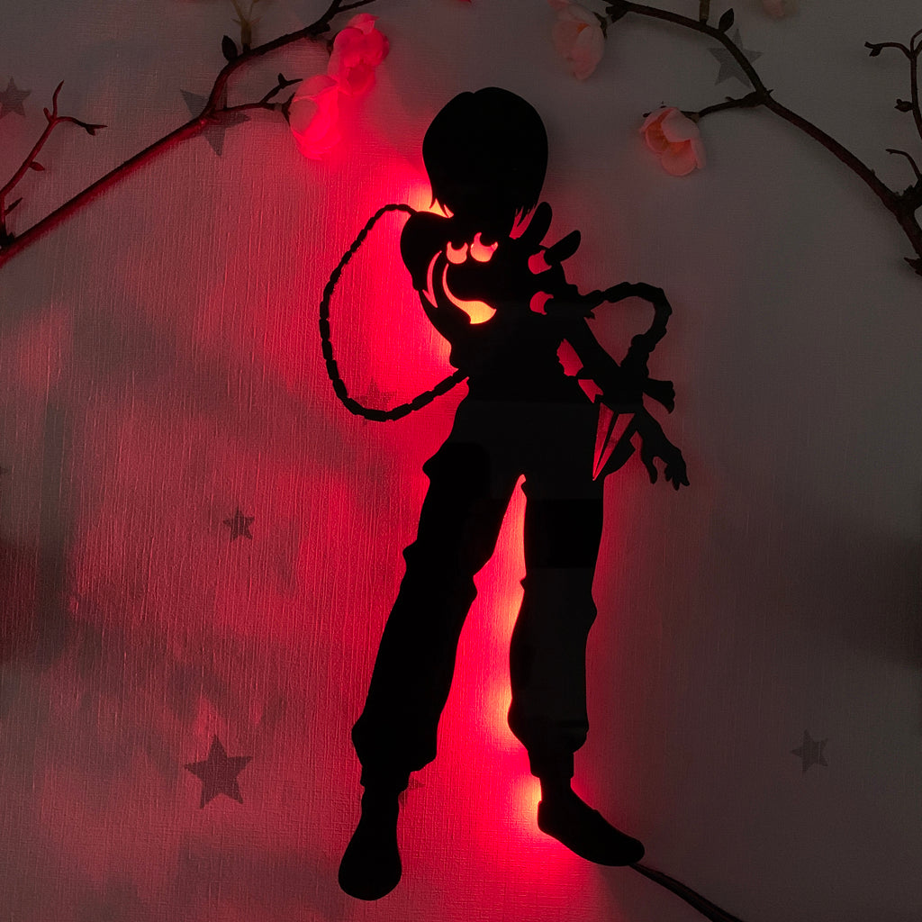Hunter x Hunter Kurapika anime silhouette light