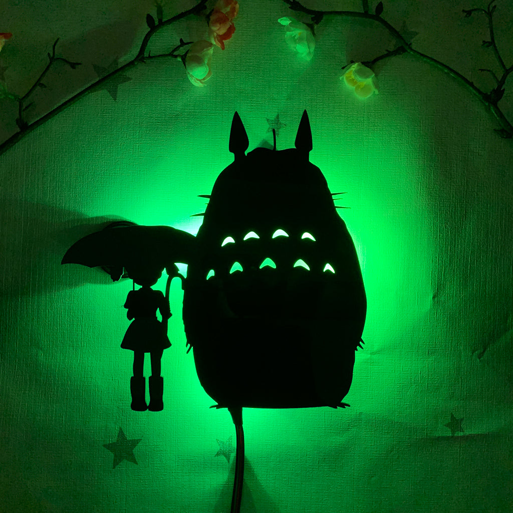 Studio Ghibli My Neighbor Totoro anime silhouette light