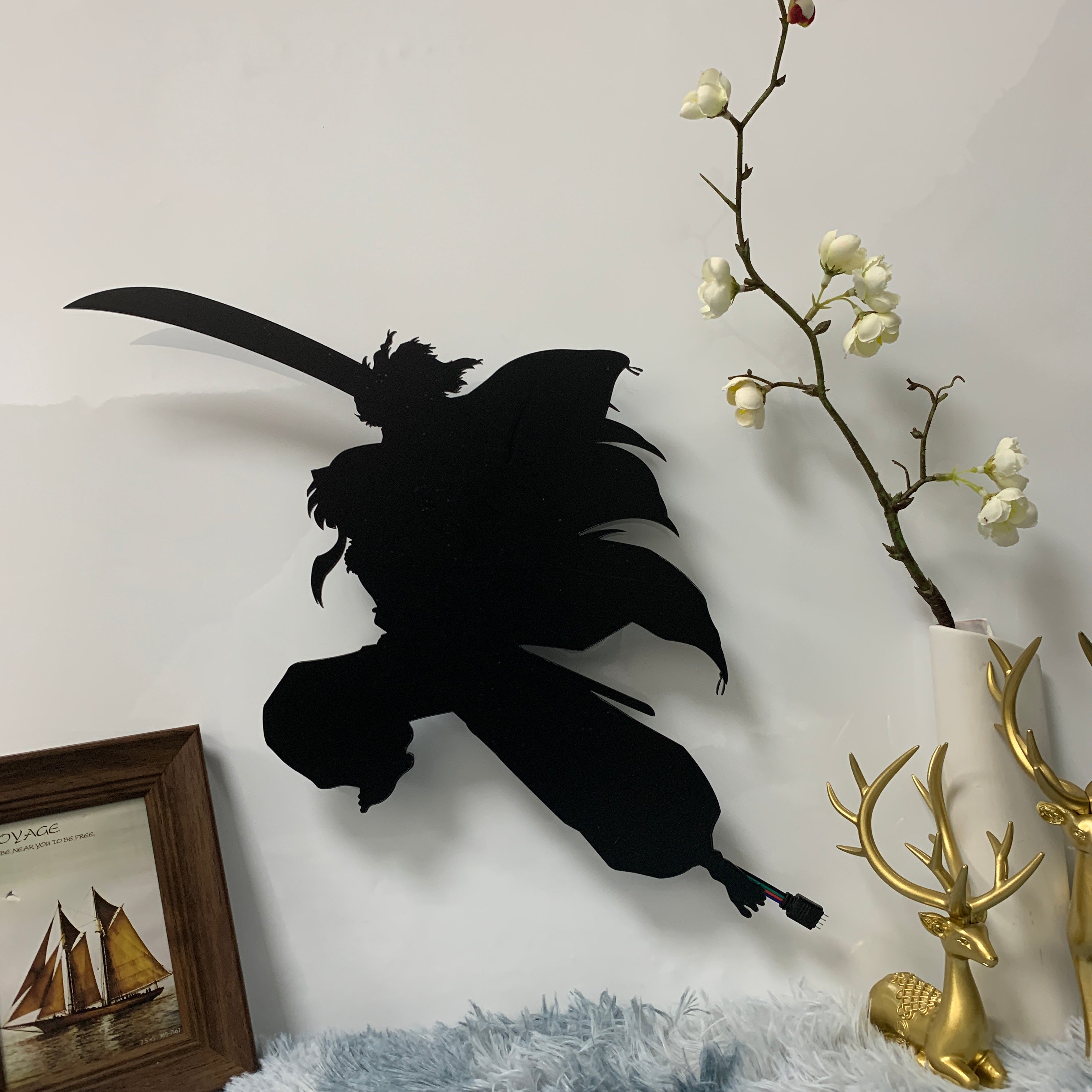 Inuyasha anime silhouette light