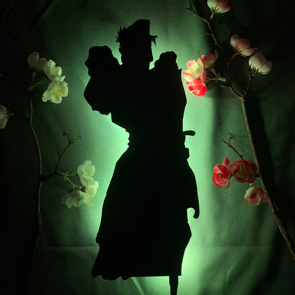 JoJo's Bizarre Adventure Jotaro Kujo pose anime silhouette light