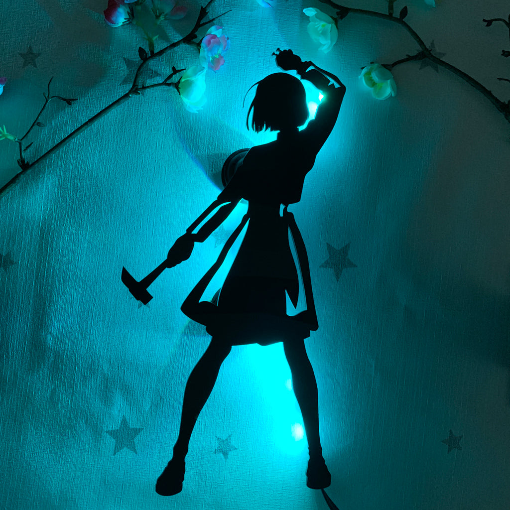 Jujutsu Kaisen Nobara Kugisaki anime silhouette light