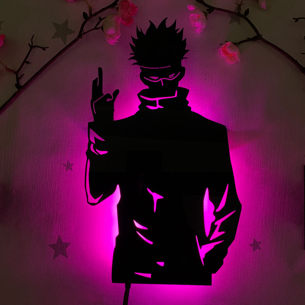 Jujutsu Kaisen Satoru Gojo anime silhouette light