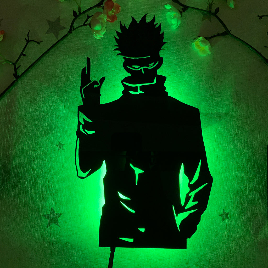 Jujutsu Kaisen Satoru Gojo anime silhouette light