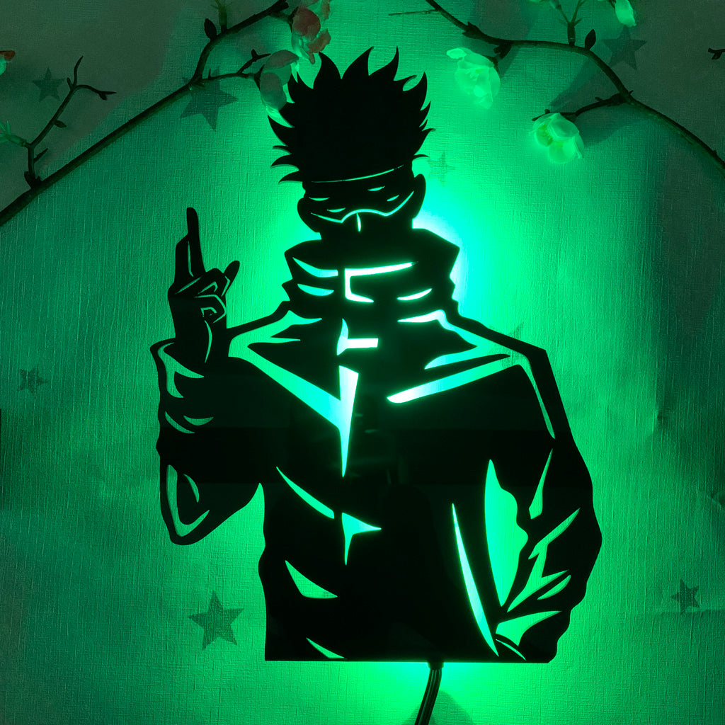 Jujutsu Kaisen Satoru Gojo anime silhouette light