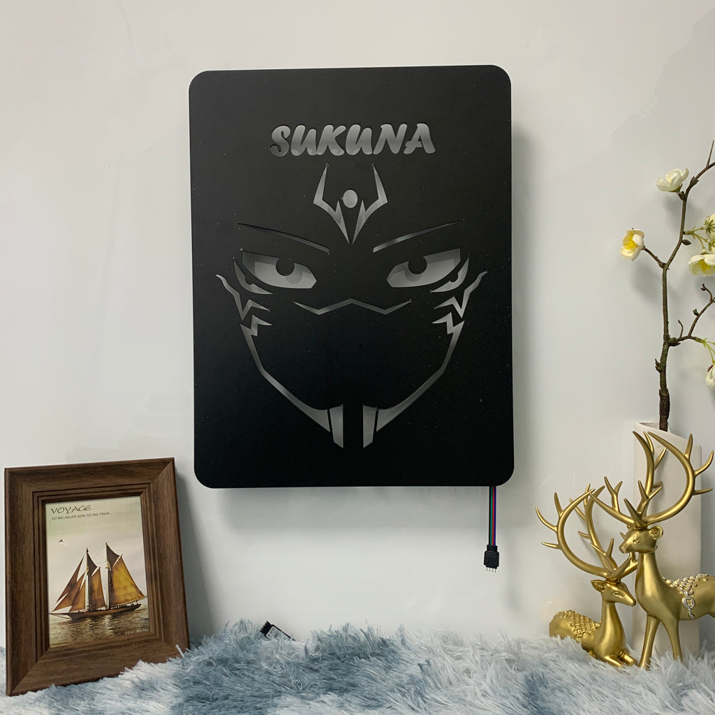 Jujutsu Kaisen Sukuna anime silhouette light