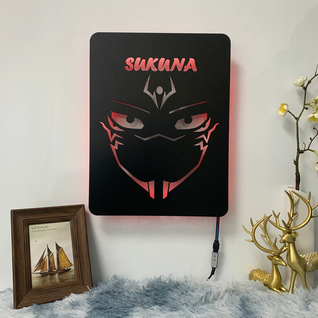 Jujutsu Kaisen Sukuna anime silhouette light