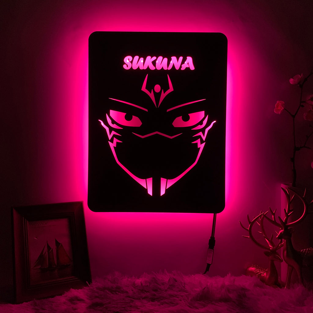 Jujutsu Kaisen Sukuna anime silhouette light