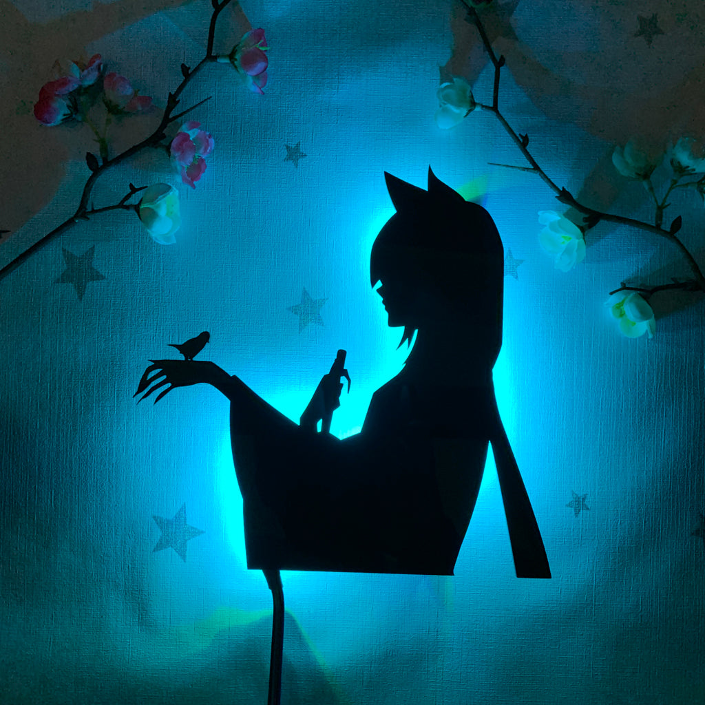 Kamisama Kiss Tomoe anime silhouette light