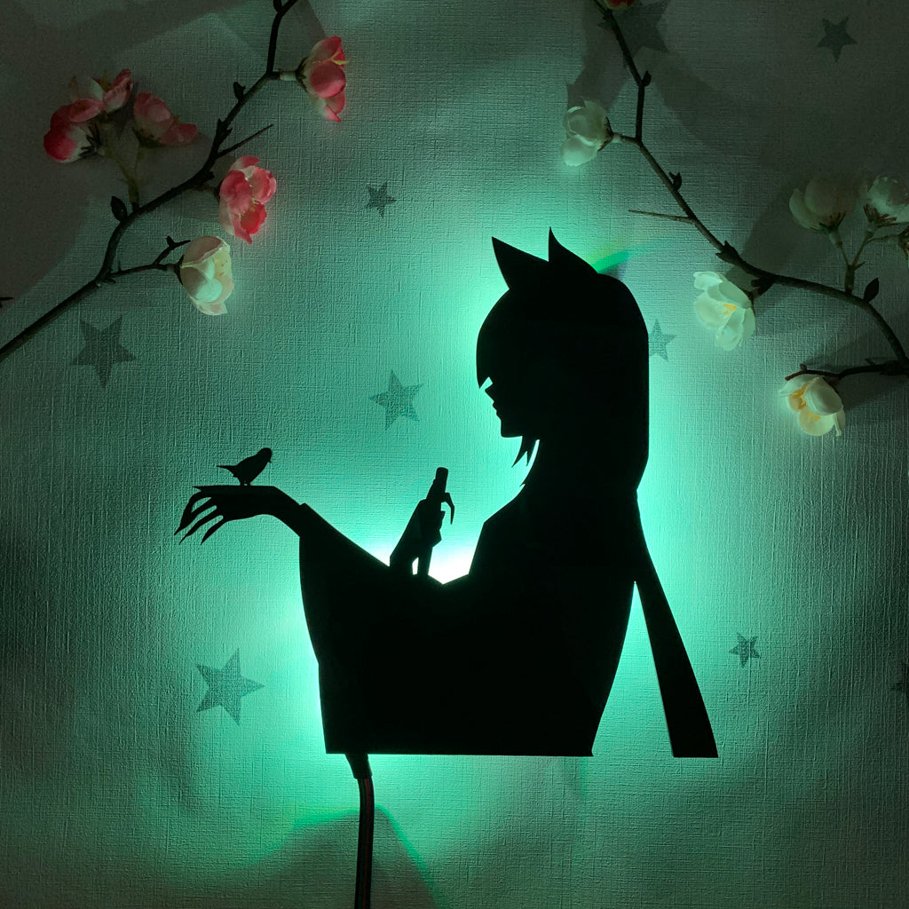 Kamisama Kiss Tomoe anime silhouette light