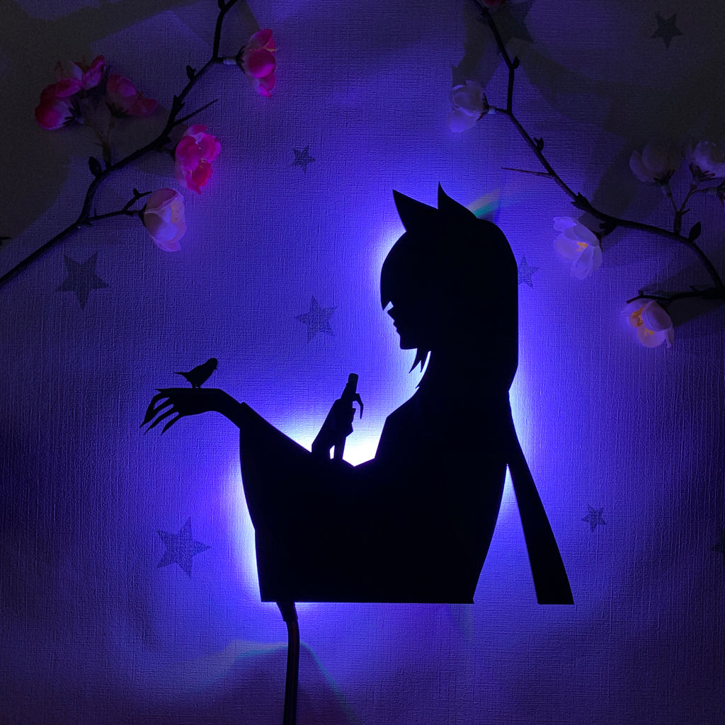 Kamisama Kiss Tomoe anime silhouette light