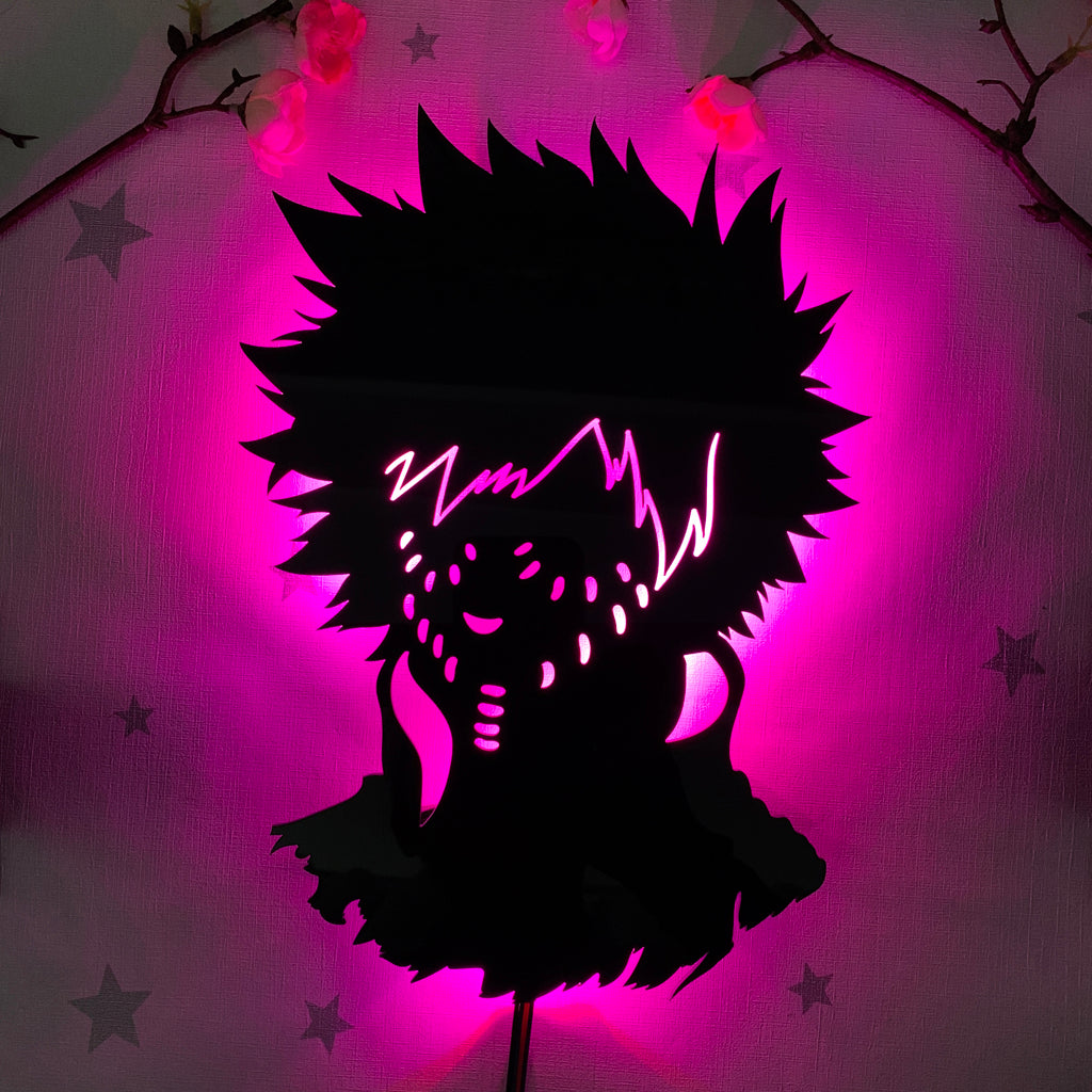 My Hero Academia Dabi anime silhouette light
