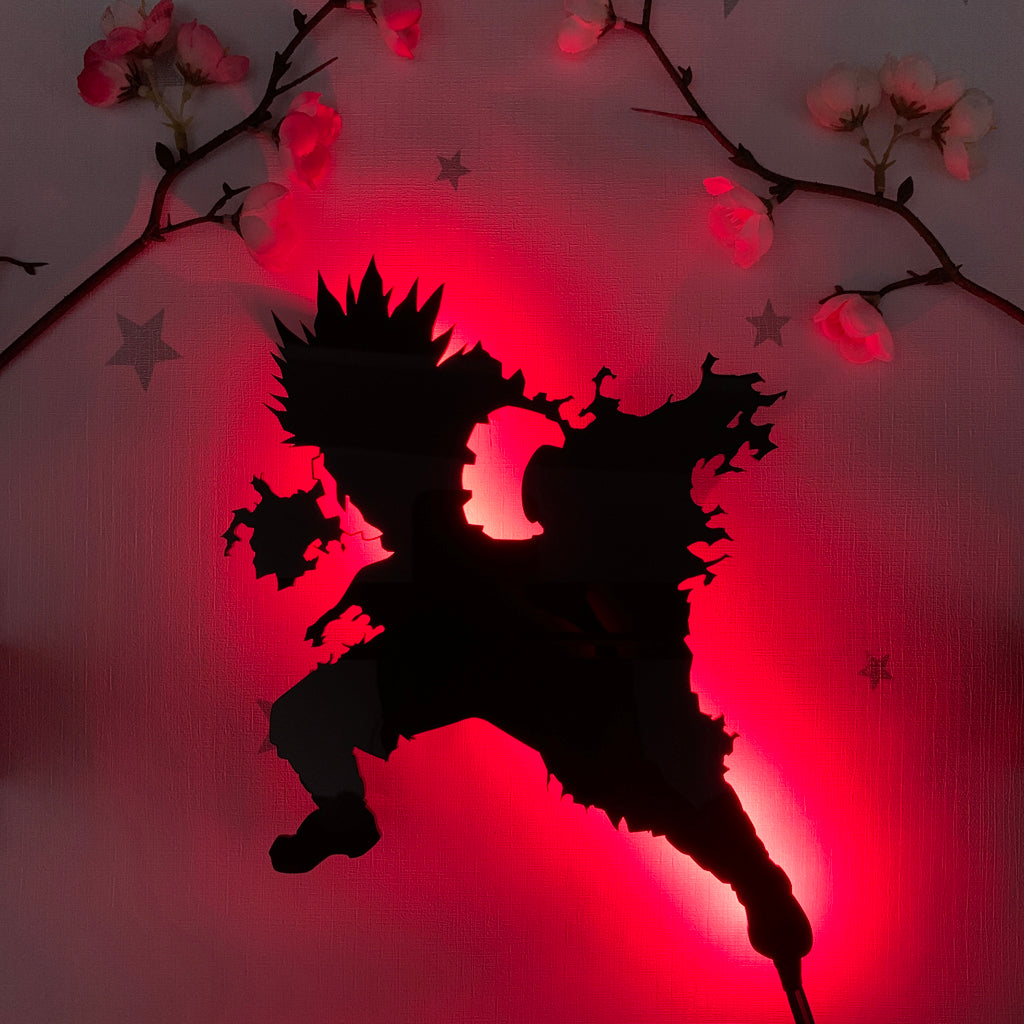 My Hero Academia Eijiro Kirishima anime silhouette light