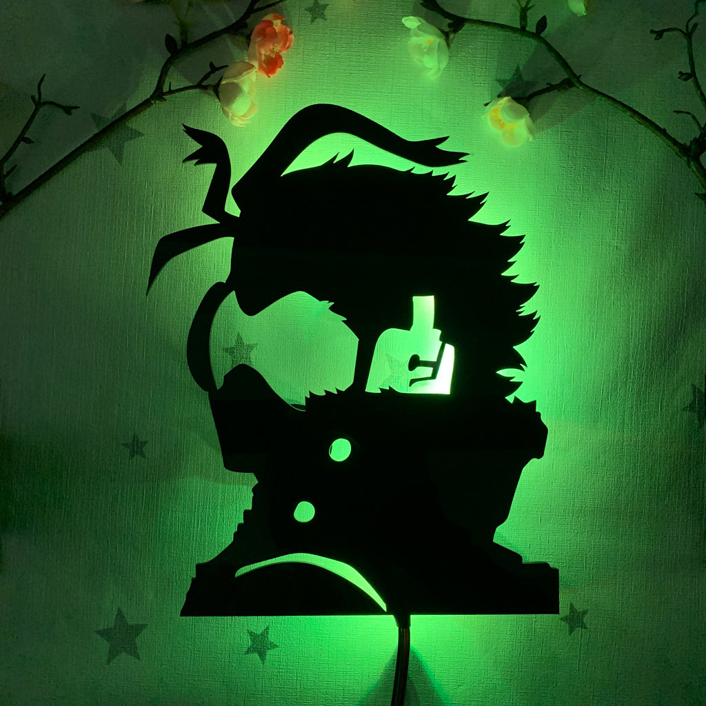 My Hero Academia Hawks anime silhouette light