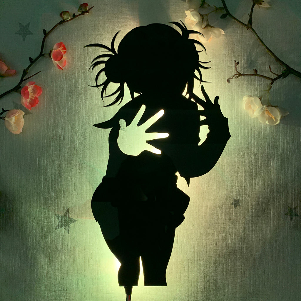My Hero Academia Himiko Toga anime silhouette light