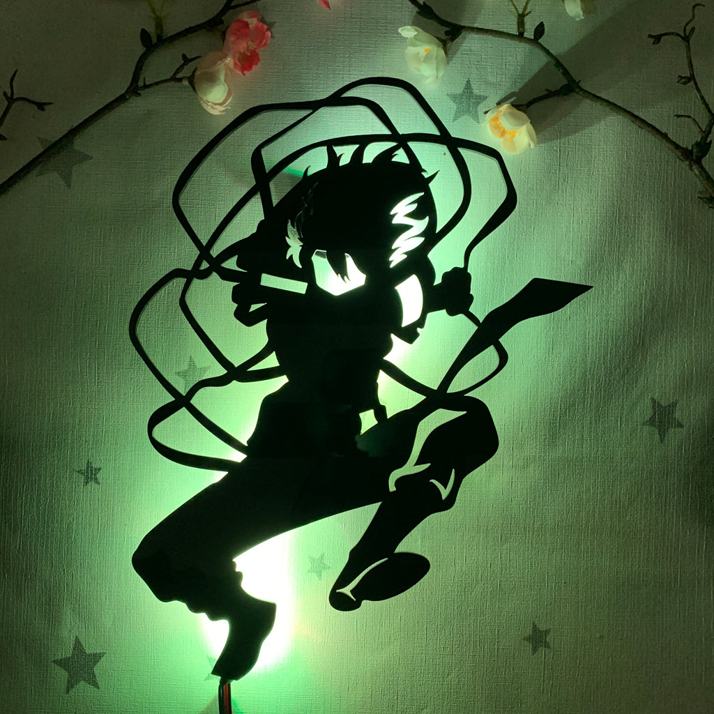 My Hero Academia Shota Aizawa Eraser Head anime silhouette light