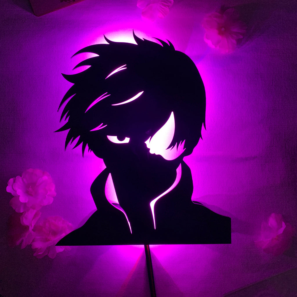 My Hero Academia Shoto Todoroki anime silhouette light