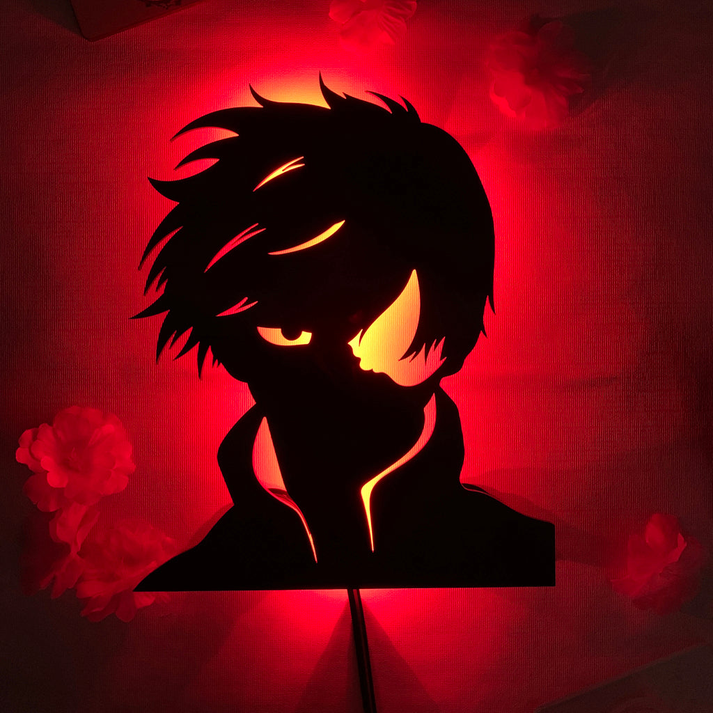My Hero Academia Shoto Todoroki anime silhouette light