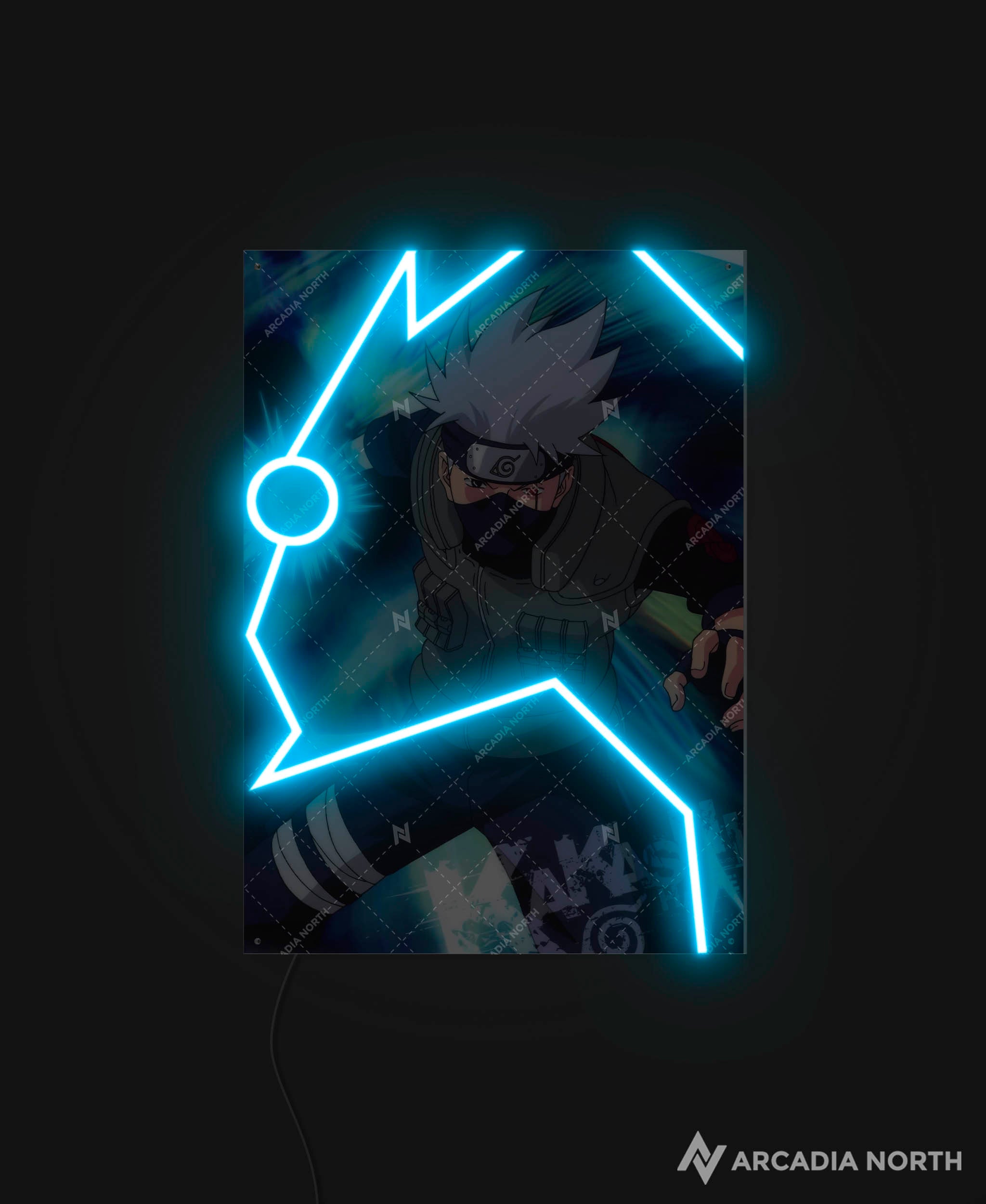 Naruto led wall art cheap