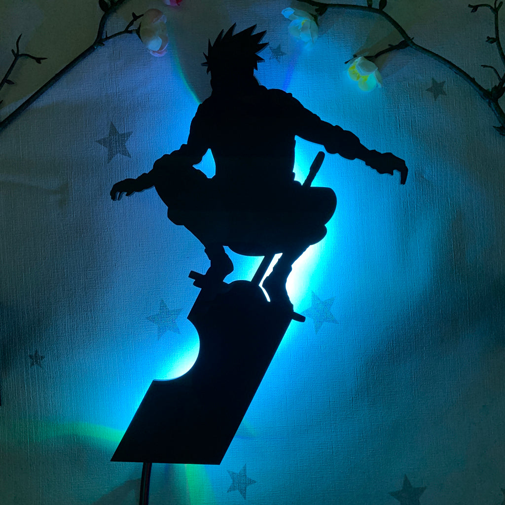 Naruto Kakashi Hatake anime silhouette light