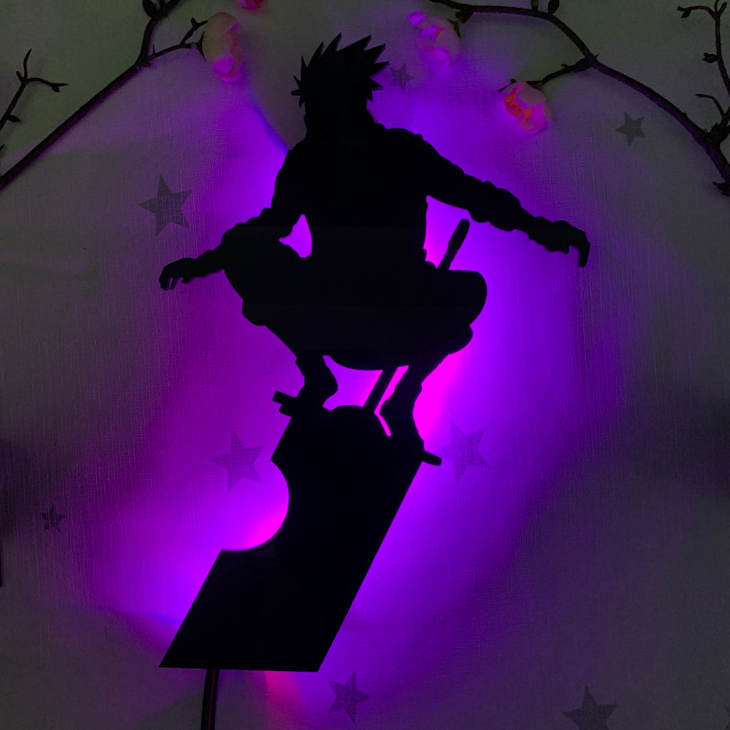 Naruto Kakashi Hatake anime silhouette light