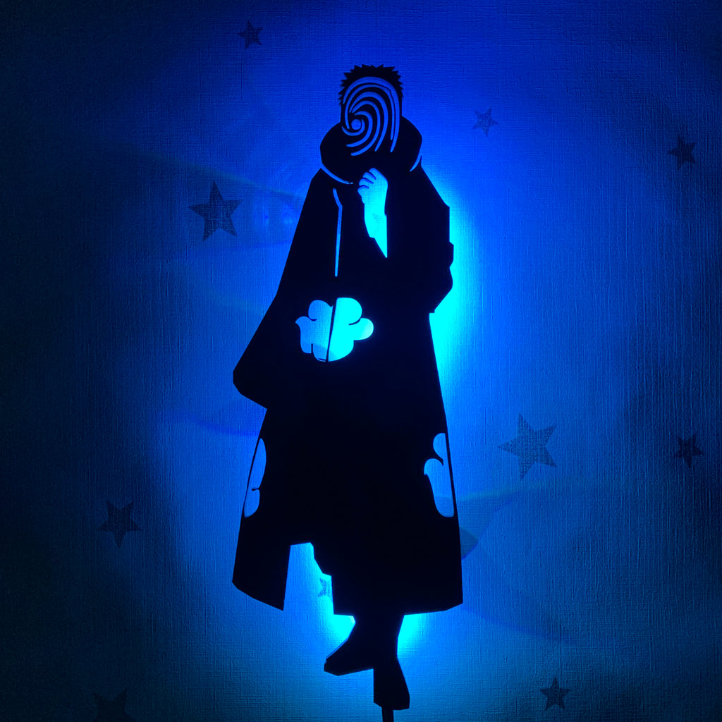 Naruto Obito Uchiha anime silhouette light