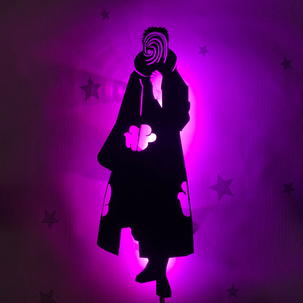 Naruto Obito Uchiha anime silhouette light