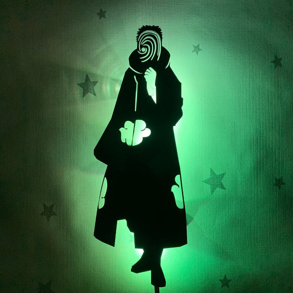 Naruto Obito Uchiha anime silhouette light