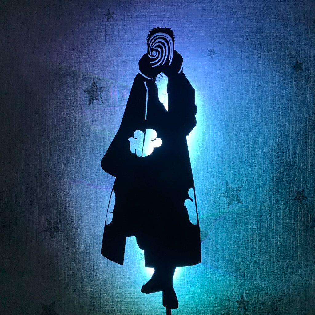Naruto Obito Uchiha anime silhouette light