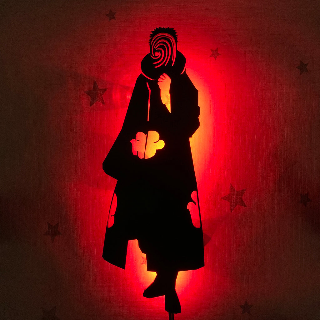 Naruto Obito Uchiha anime silhouette light
