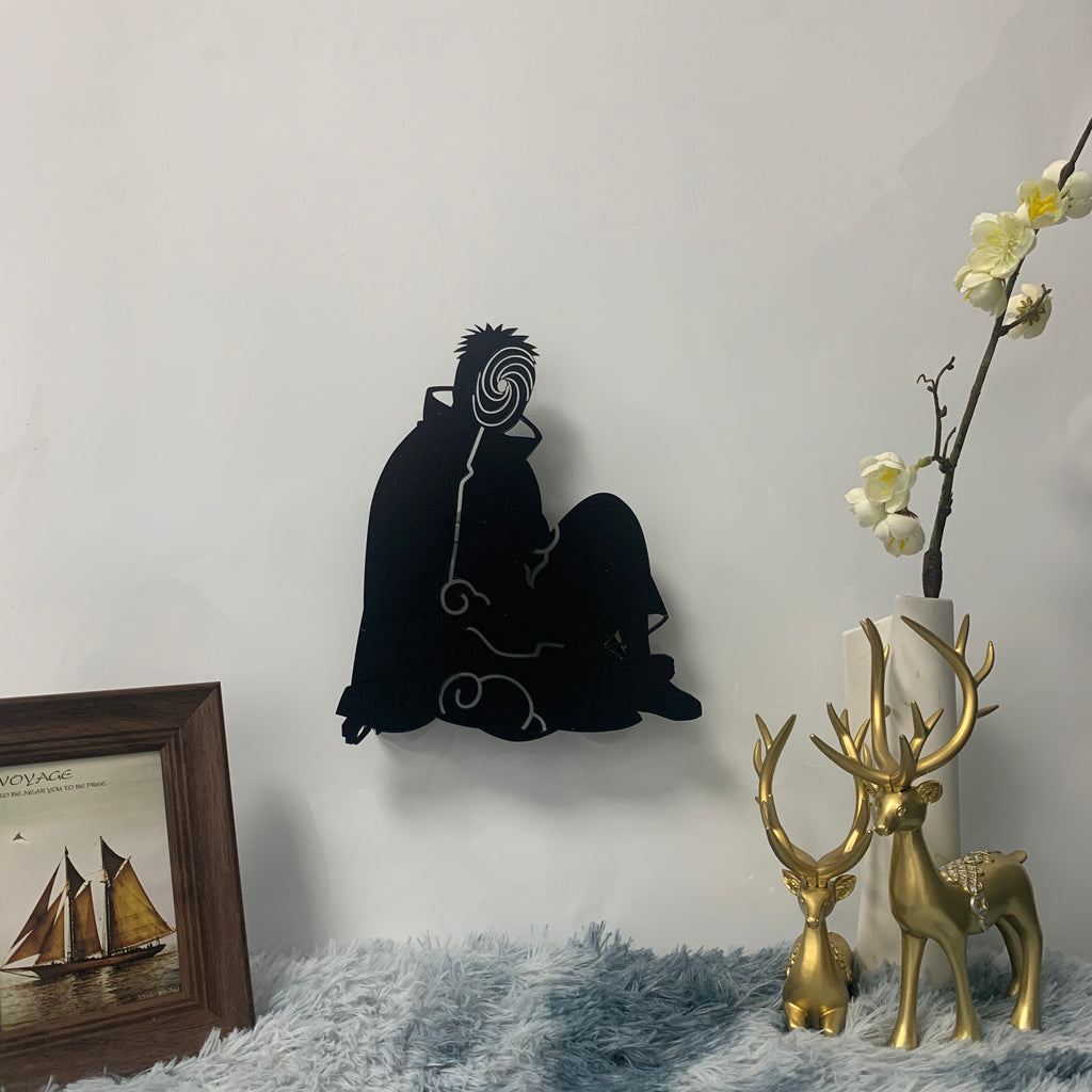 Naruto Obito Uchiha anime silhouette light