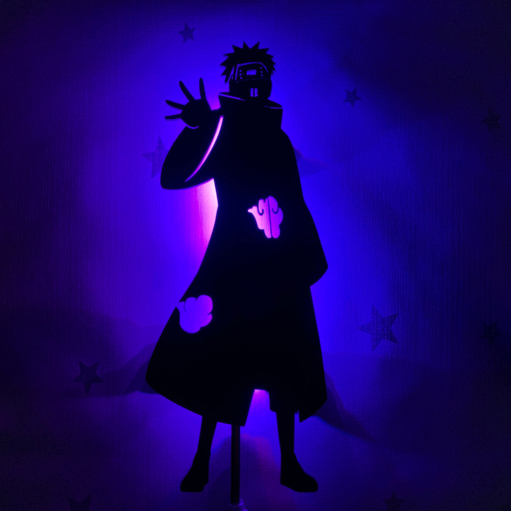 Naruto Pain Nagato anime silhouette light