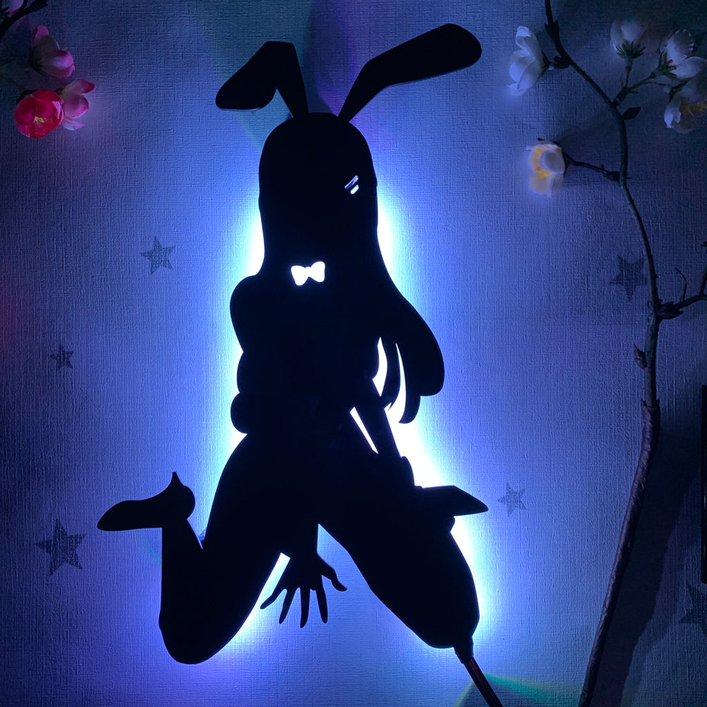 Rascal Does Not Dream of Bunny Girl Senpai Mai Sakurajima anime silhouette light