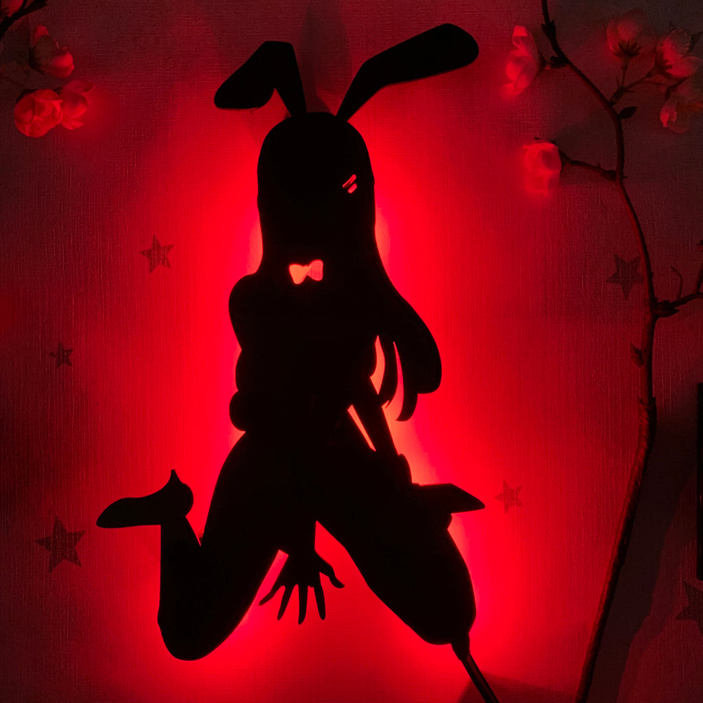Rascal Does Not Dream of Bunny Girl Senpai Mai Sakurajima anime silhouette light