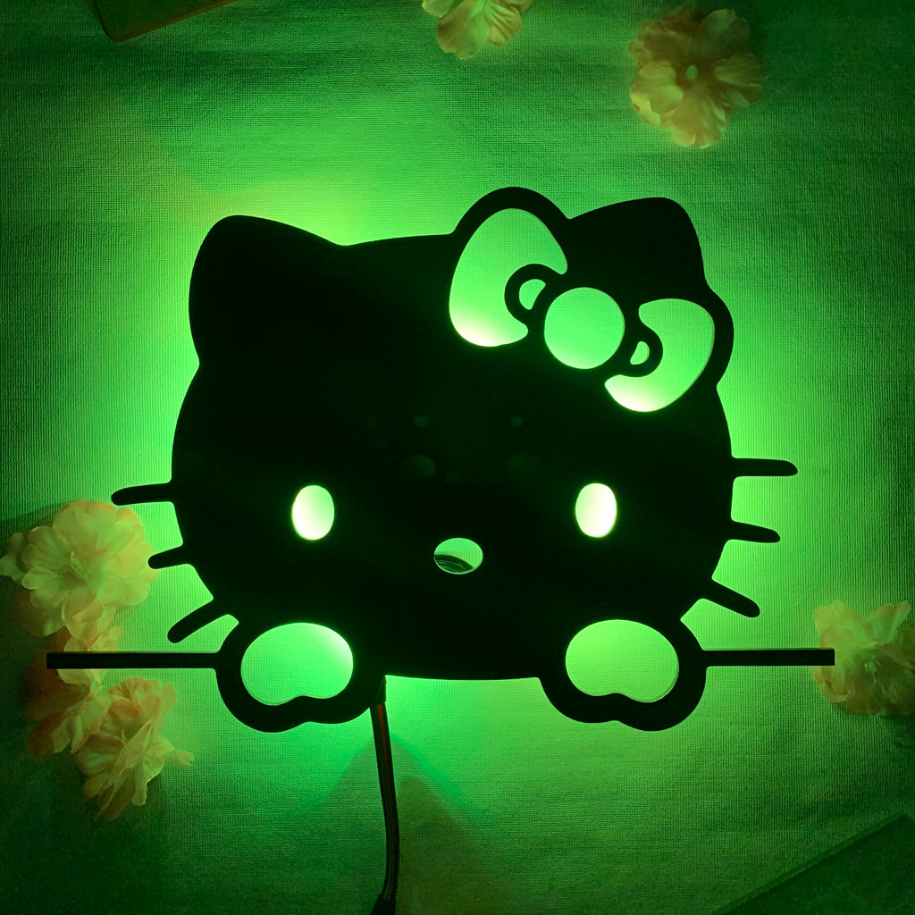 Sanrio Hello Kitty anime silhouette light