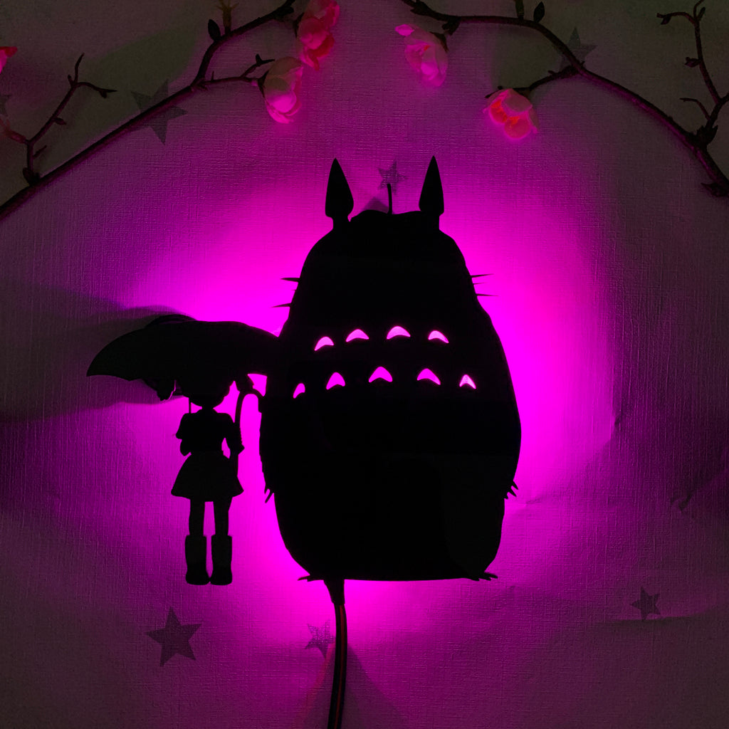 Studio Ghibli My Neighbor Totoro anime silhouette light