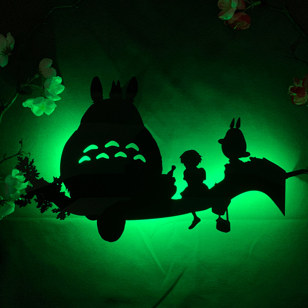 Studio Ghibli My Neighbor Totoro anime silhouette light