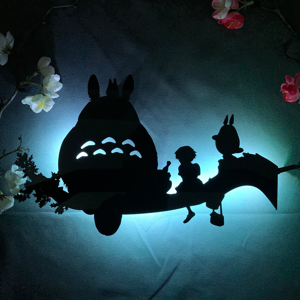 Studio Ghibli My Neighbor Totoro anime silhouette light