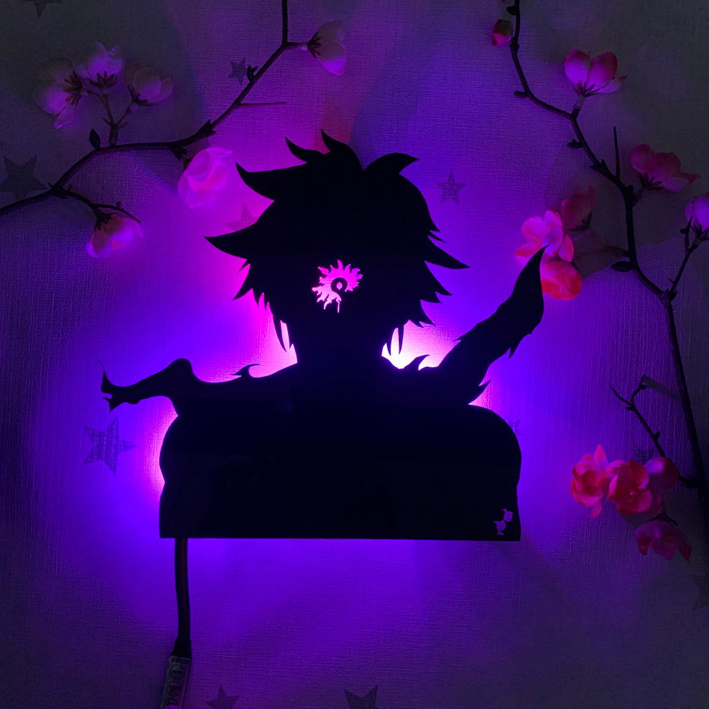 The Seven Deadly Sins Meliodas anime silhouette light