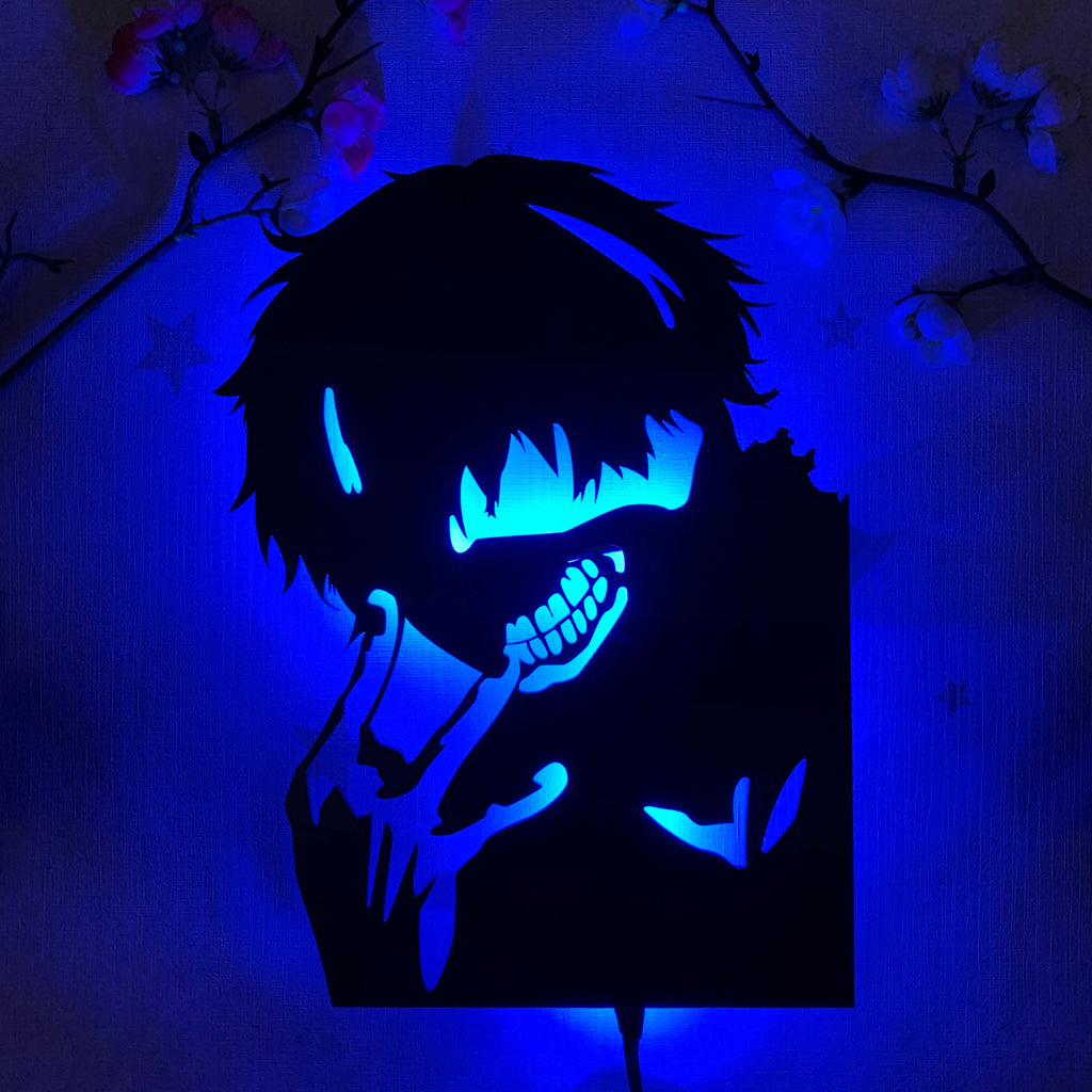 Tokyo Ghoul Ken Kaneki anime silhouette light