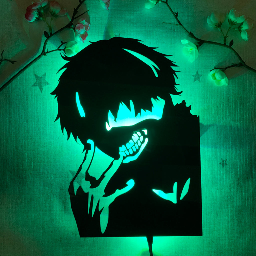 Tokyo Ghoul Ken Kaneki anime silhouette light