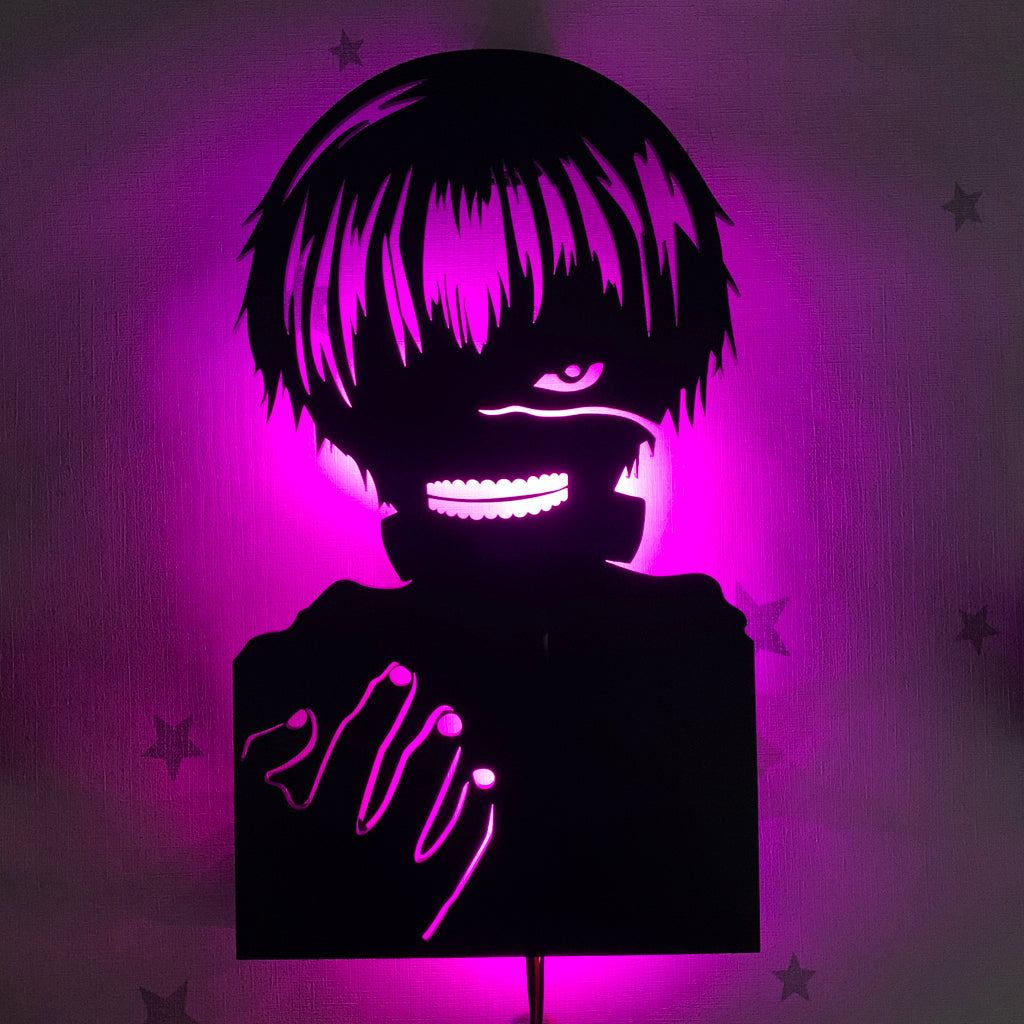 Tokyo Ghoul Ken Kaneki anime silhouette light